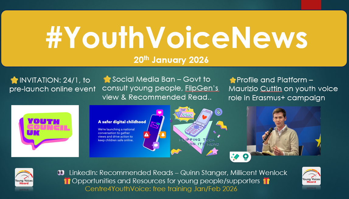 #YouthVoice News | Bitesize, 20th January - YOUNG VOICES HEARD / YOUTH ...