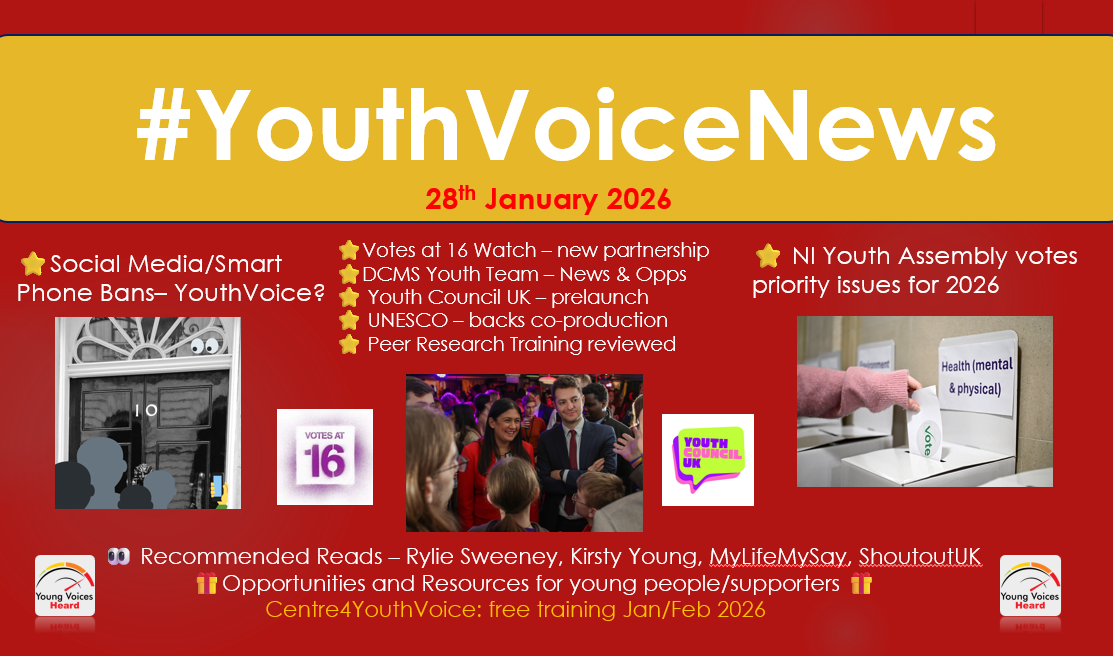 #YouthVoice News: Bitesize 28th January - YOUNG VOICES HEARD / YOUTH ...
