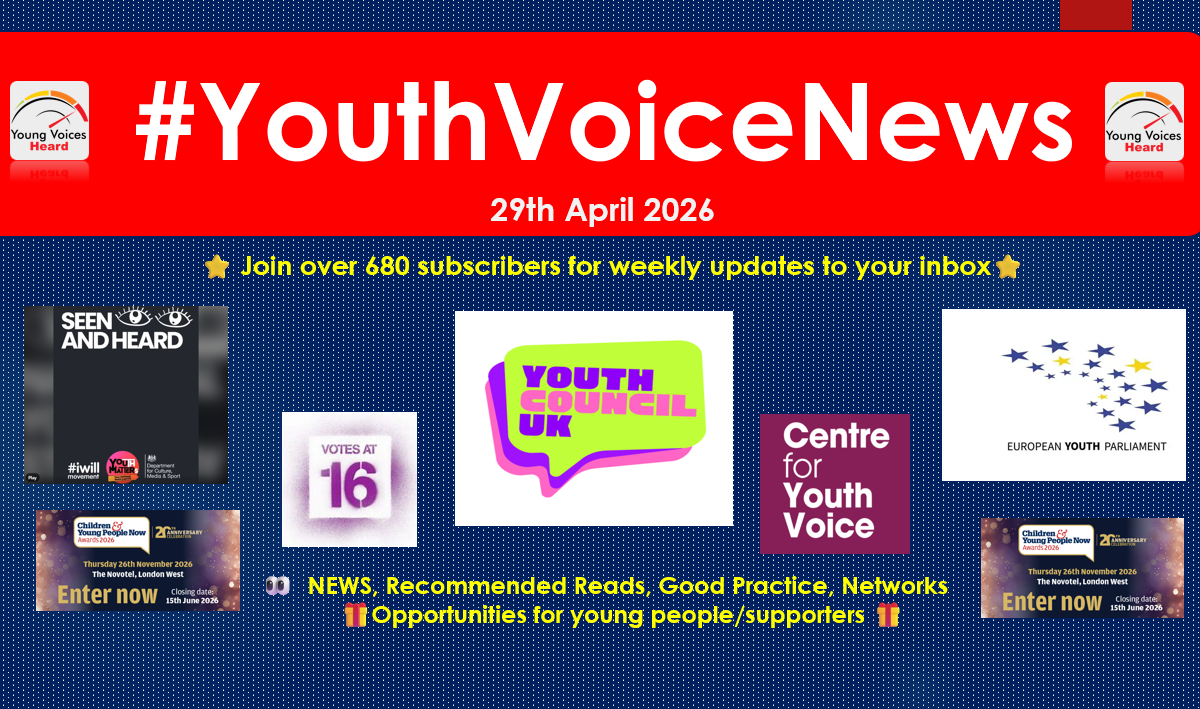 #YouthVoiceNews, 29th April - YOUNG VOICES HEARD / YOUTH VOICE NEWS